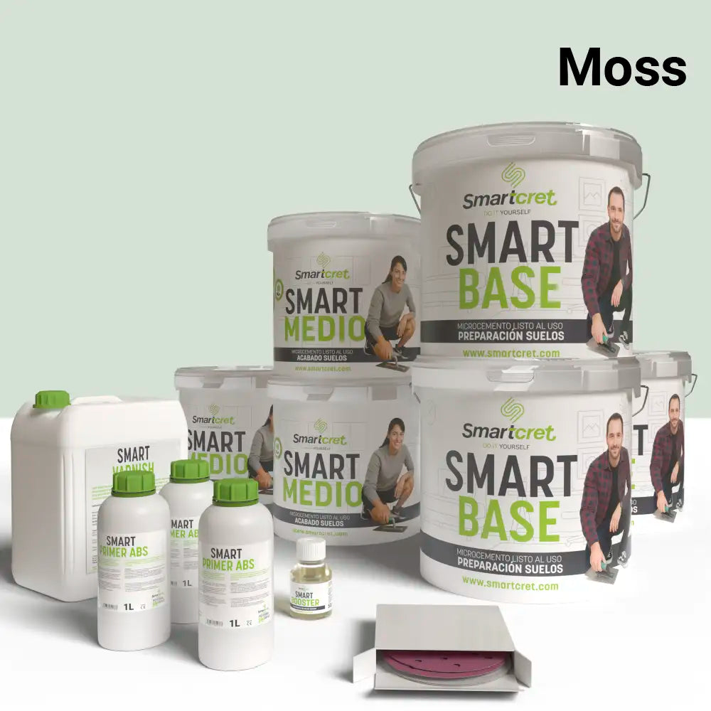 Kit microcemento para suelos de cocinas de 96 m² (superficies absorbentes)