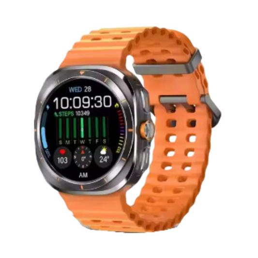 Men's Waterproof Sports Smartwatch (Orange)