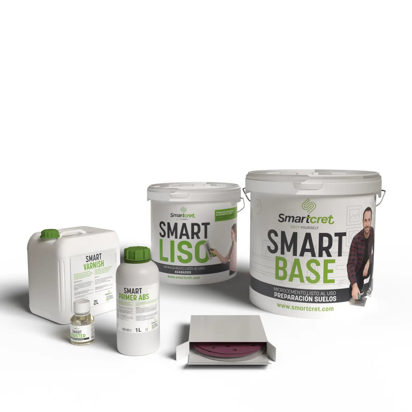 Kit microcemento para paredes de cocina de pladur o yeso 8 m²