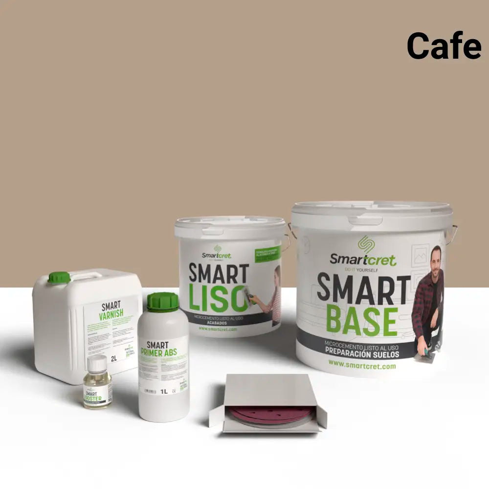 Kit microcemento para paredes de cocina de pladur o yeso 8 m²