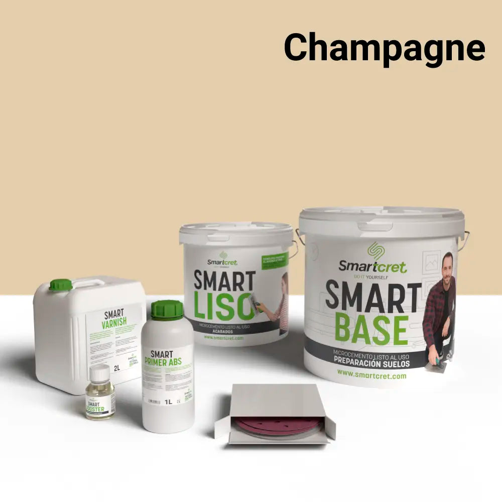 Kit microcemento para paredes de cocina de pladur o yeso 8 m²