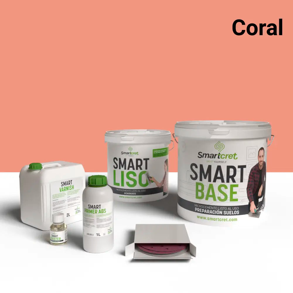 Kit microcemento para paredes de cocina de pladur o yeso 8 m²