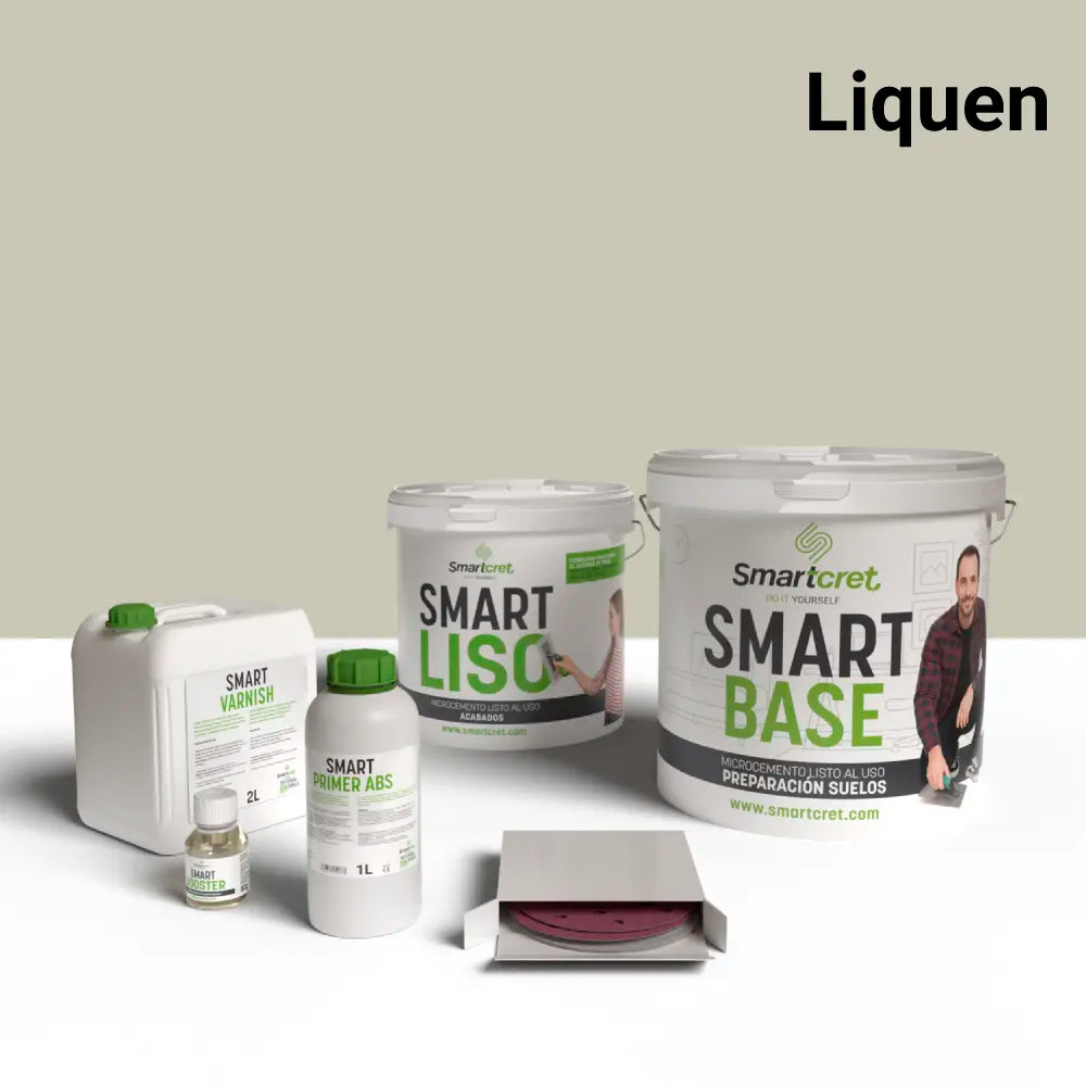 Kit microcemento para paredes de cocina de pladur o yeso 8 m²