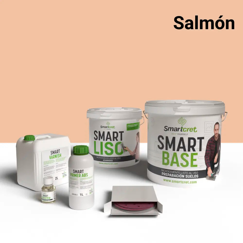 Kit microcemento para paredes de cocina de pladur o yeso 8 m²