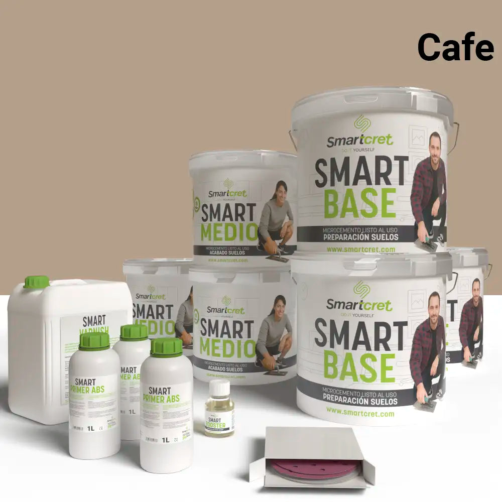 Kit microcemento para suelos de cocinas de 96 m² (superficies absorbentes)