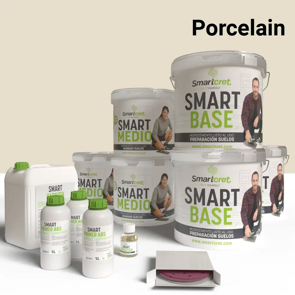 Kit microcemento para suelos de cocinas de 96 m² (superficies absorbentes)