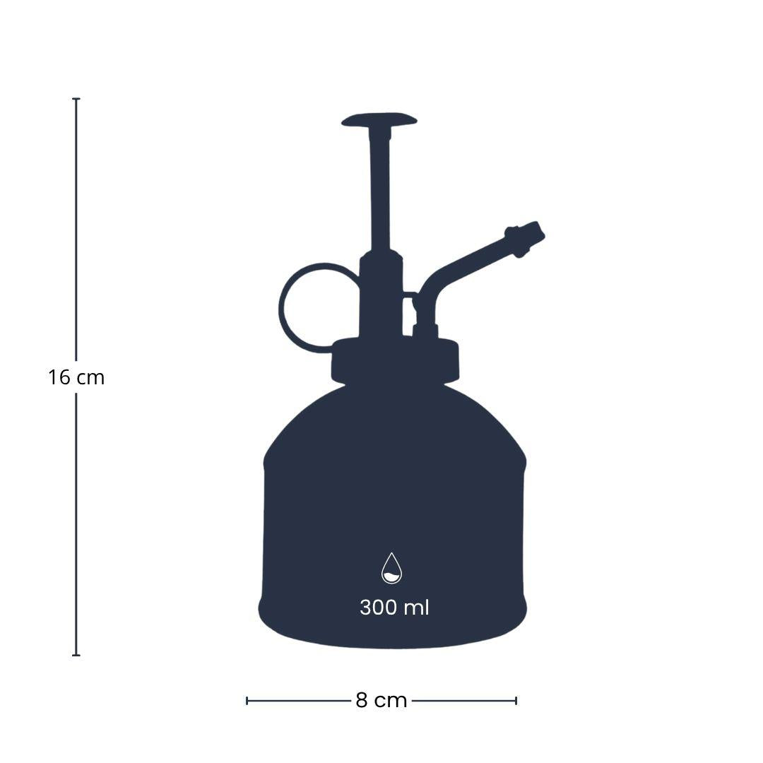 Pflanzensprüher Gold – Edelstahl 300ml – Feiner Nebel für Zimmerpflanzen, Terrarien & Kräuter